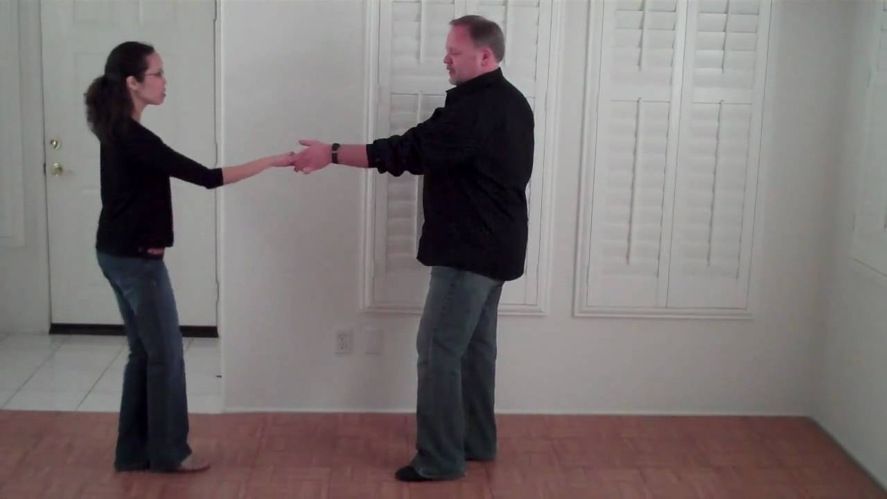 West Coast Swing Sugar Push with Variation - March west coast swing lesson