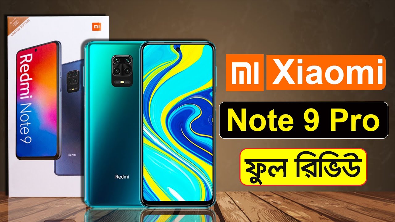 Xiaomi Redmi Note 9 Pro Full Review In Bangla||