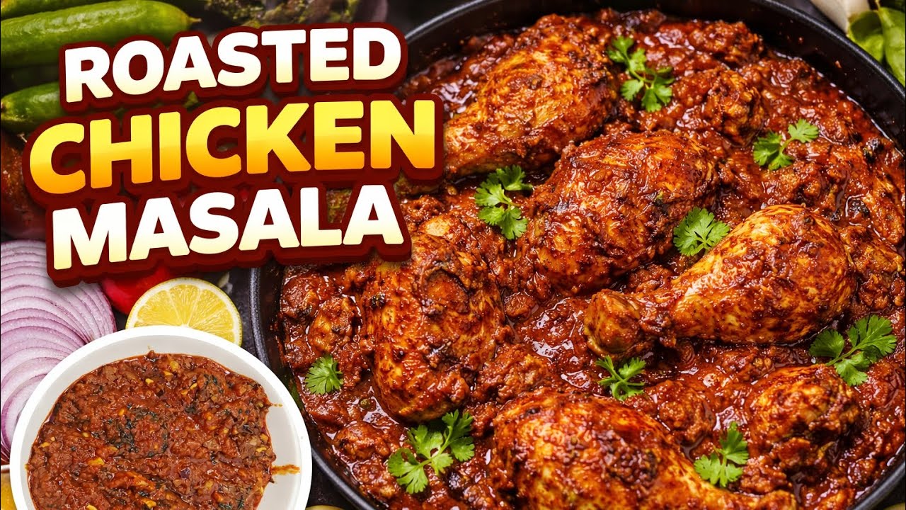 😋 Hotel Style Roasted Chicken Masala | Secret Recipe 😍 | Easy & Tasty