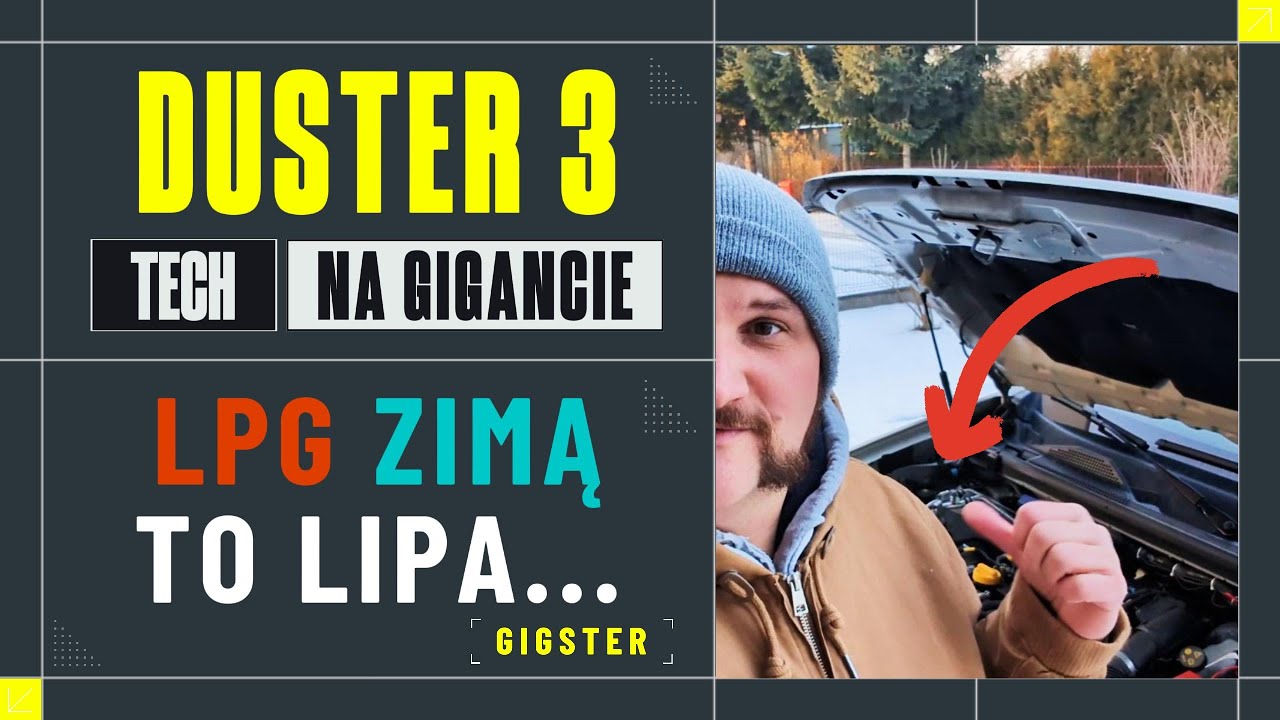 -12&deg;C, czyli LPG w Dacia Duster 3 ZIMĄ potrafi ZASKOCZYĆ. Spalanie, nagrzewanie silnika i PROBLEMY.