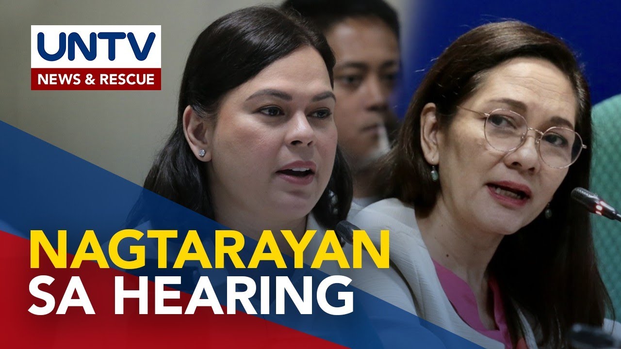 VP Duterte at Sen. Hontiveros, nagkasagutan sa budget briefing sa Senado; OVP projects, nakuwestyon