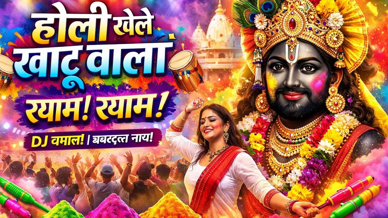 रंगों में बस गए श्याम 💖 | होली खेले खाटू वाला | Latest Shyam Baba Bhajan