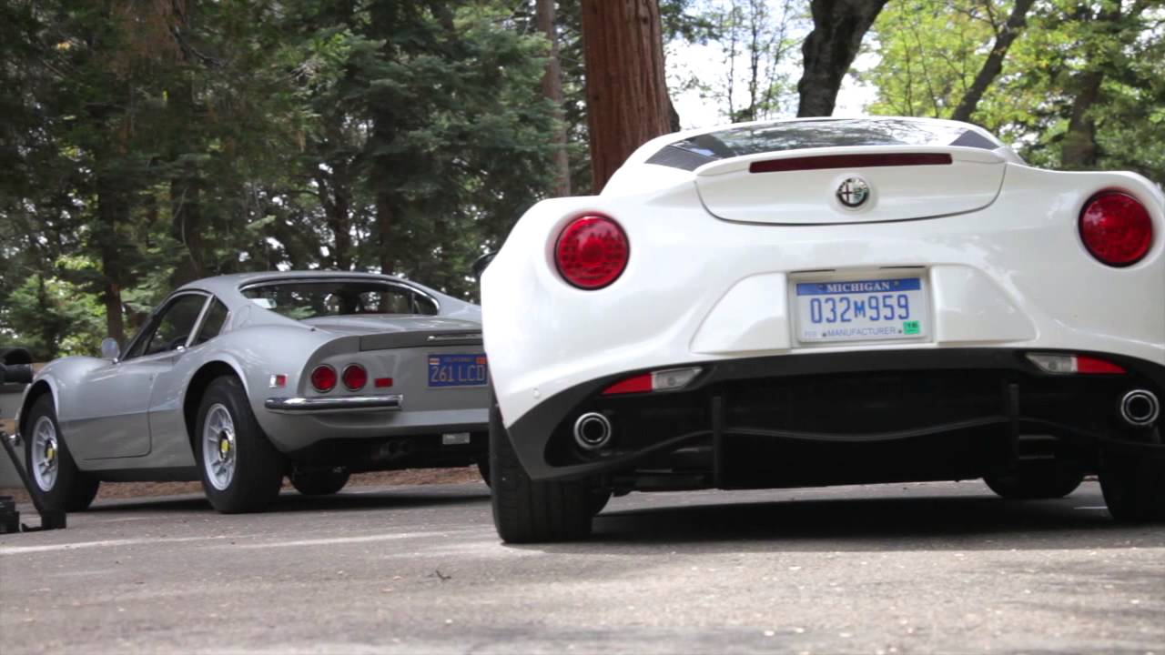 $450k Ferrari Dino vs. Alfa Romeo 4C Comparison