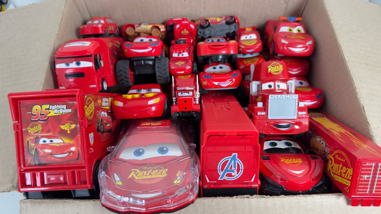 Disney Pixar Cars Lot Review and Unboxing | Full Lightning Mcqueen Bubble RC | ASMR Collection Cars