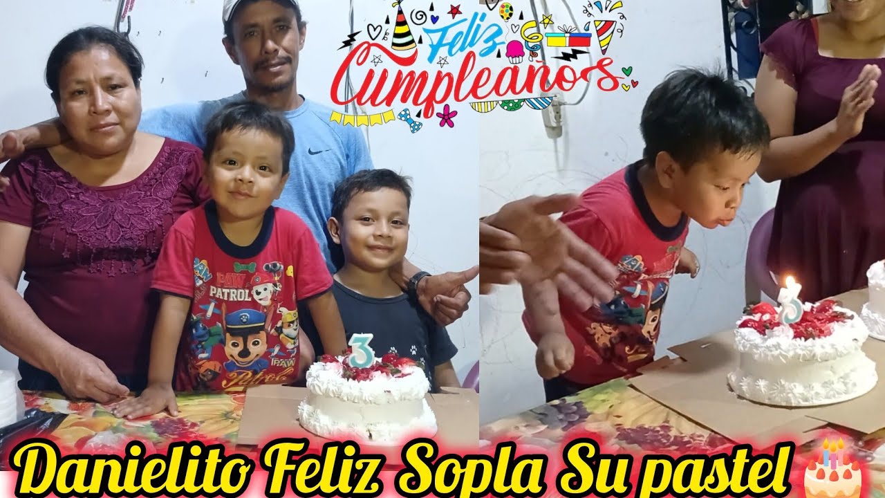 🔴Danielito Muy Feliz Sopla La Vela Desu Pastel🎂Mis Papás Pasaron A Felicitarlo🥳