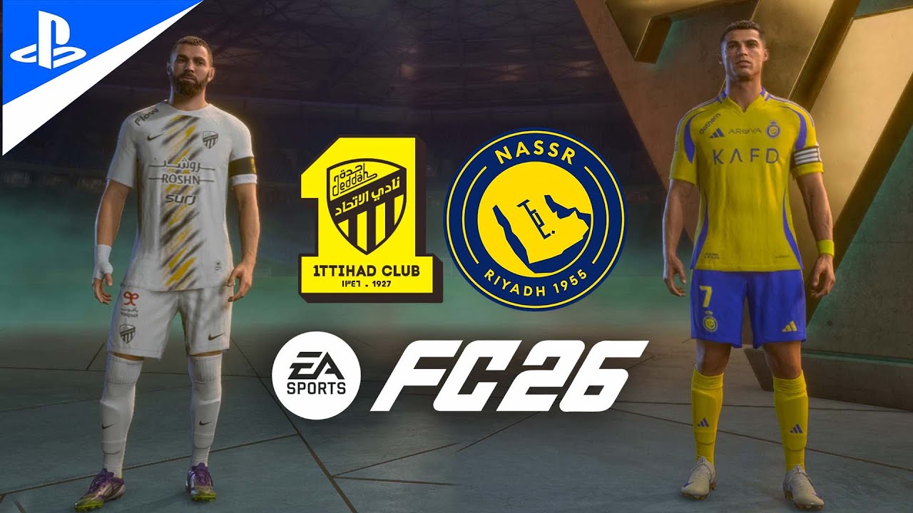 Роналду против Бензема | Геймплей FC 26 Аль-Наср против Аль-Иттихад, Саудовская Профессиональная ...