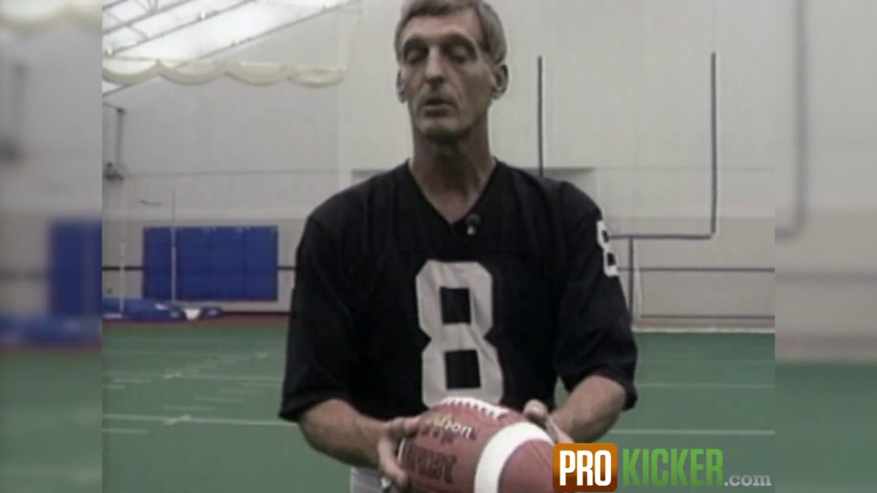 Ray Guy Punting Instruction - How to Punt a Football -