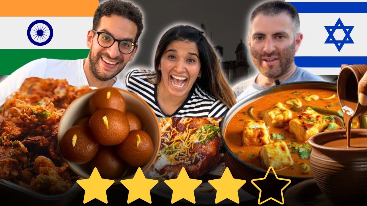 My Foreigner Friends Try Indian Food in Israel | Indian Food Reaction | Indian Life In Israel