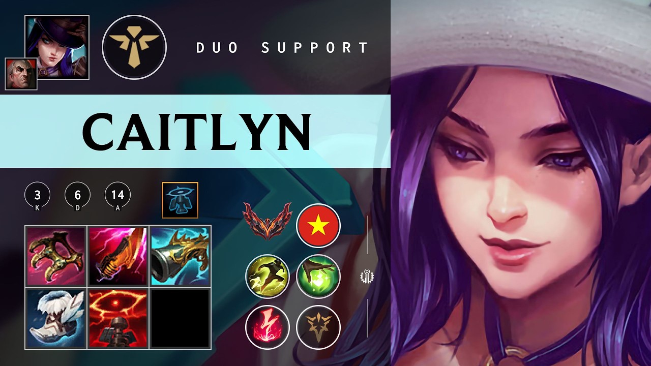 Caitlyn Support vs Braum - VN Grandmaster Patch 26.04