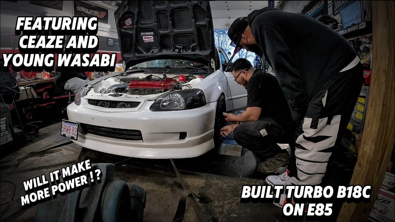 Dyno tuning my fully built turbo B18c gsr