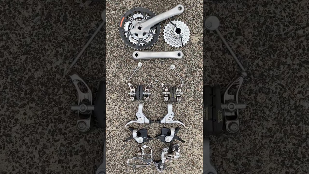 Vintage Shimano STX groupset