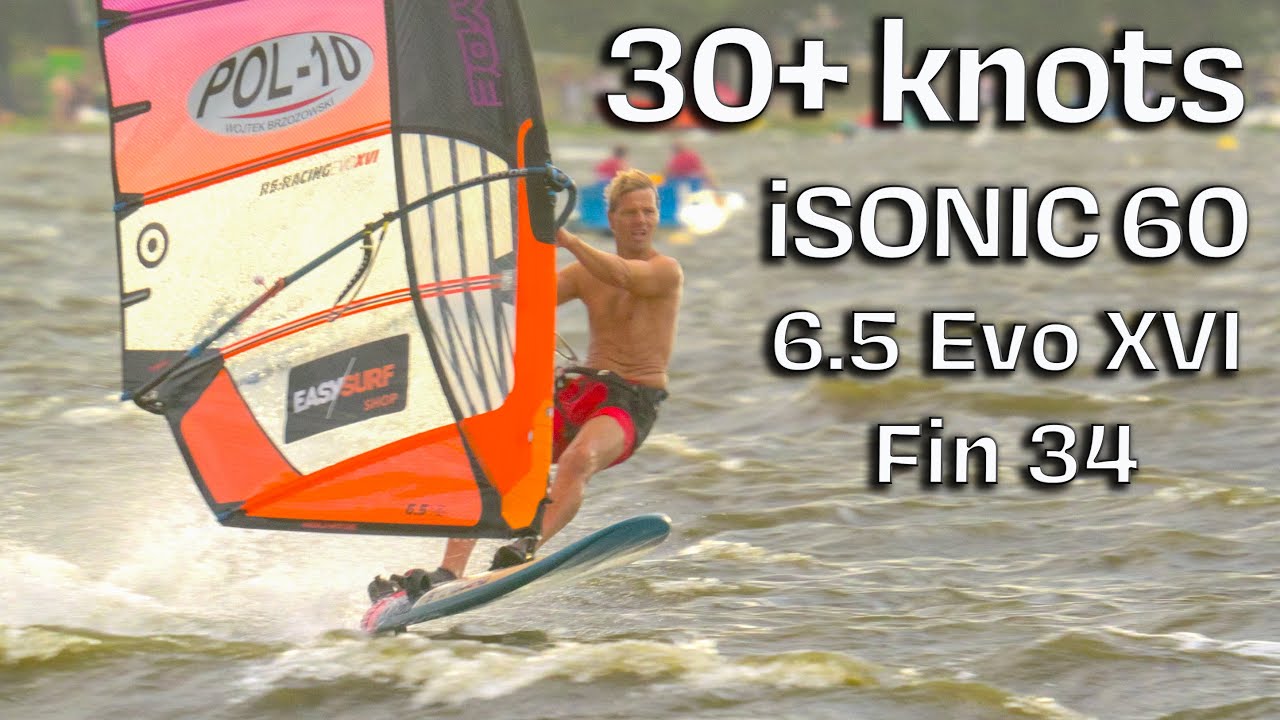 33 knots on chop + 1 surprise - Wojtek Brzozowski - Windsurfing