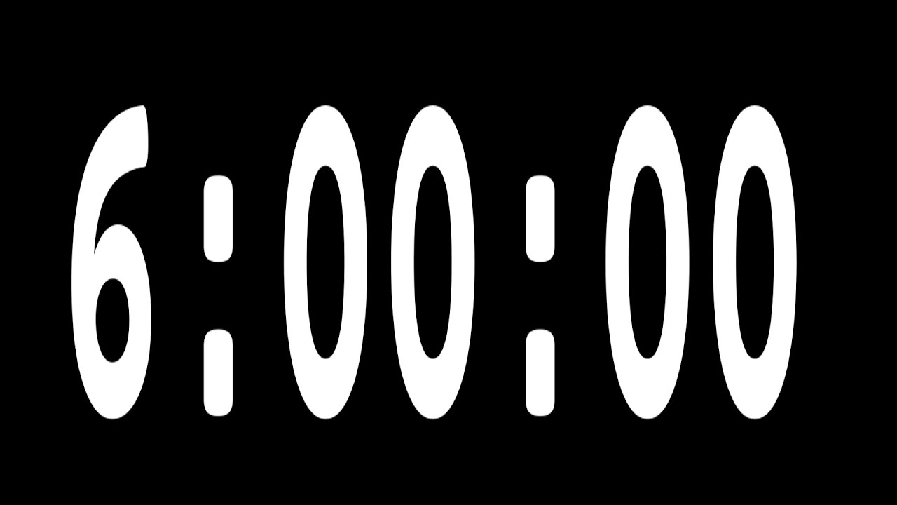 6 hour timer | 360 minute timer
