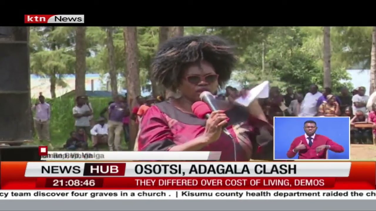 Osotsi VS Adagala, Vihiga leaders clash during burial over demos and cost of living