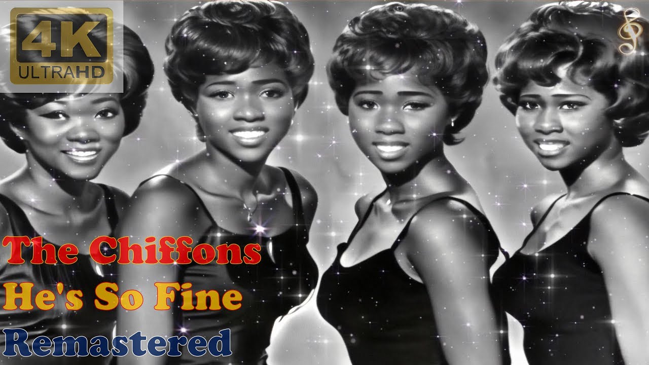THE CHIFFONS - HE'S SO FINE - 1963 Stereo (Remastered Audio) [4K Video With Lyrics]