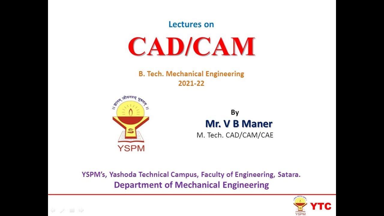 CAD/CAM Lecture 01