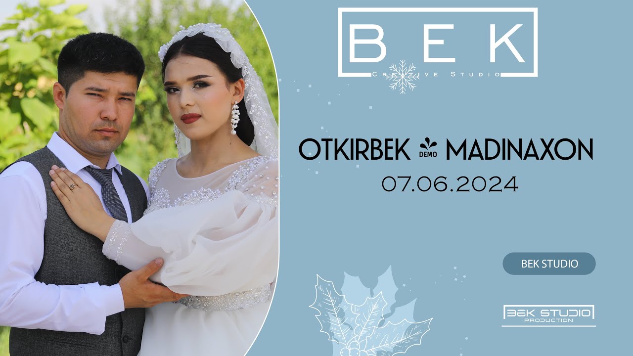 07.06.2024 O’tkirbek & Madinaxon Olmos to’yxonasi Live