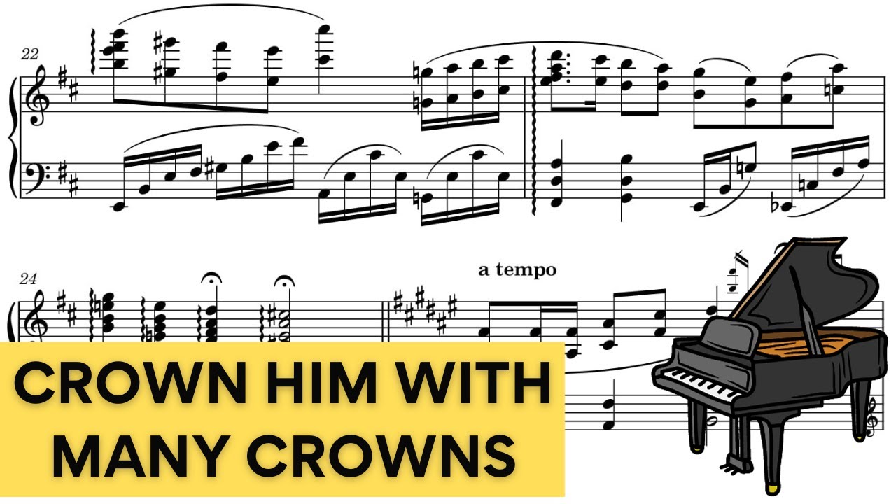 Crown Him With Many Crowns | Advanced Piano Arrangement | Piano Instrumental |