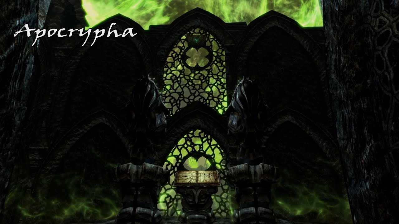 Skyrim  -  Apocrypha  pt 1    Ambient + Music    Jeremy Soule