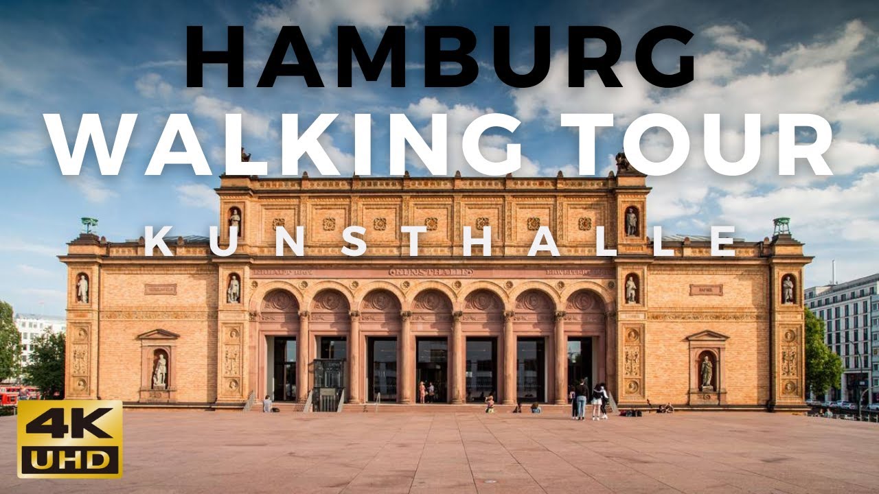 4K 60FPS - HAMBURG Walk -  Art Museum- Hauptbahnhof - Germany 🇩🇪 - City Walk UHD  [December 2021]