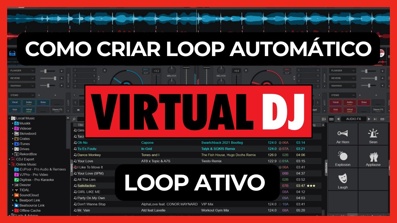 Como criar um Loop Automático no Virtual DJ