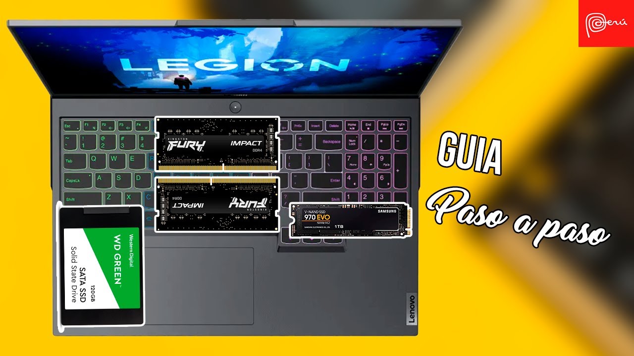 Lenovo Legion 5 - COMO aumentar la RAM y el almacenamiento SSD | Paso a paso | RAM UPGRADE