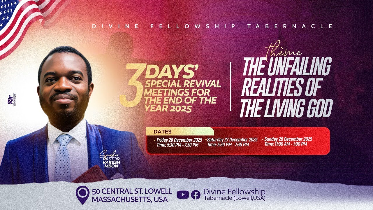 3 DAYS' SPECIAL REVIVAL MEETINGS FOR THE END OF THE YEAR 2025 #2