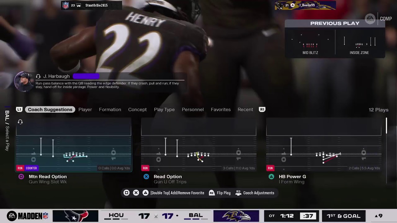 Madden 26 Online Ranked Game