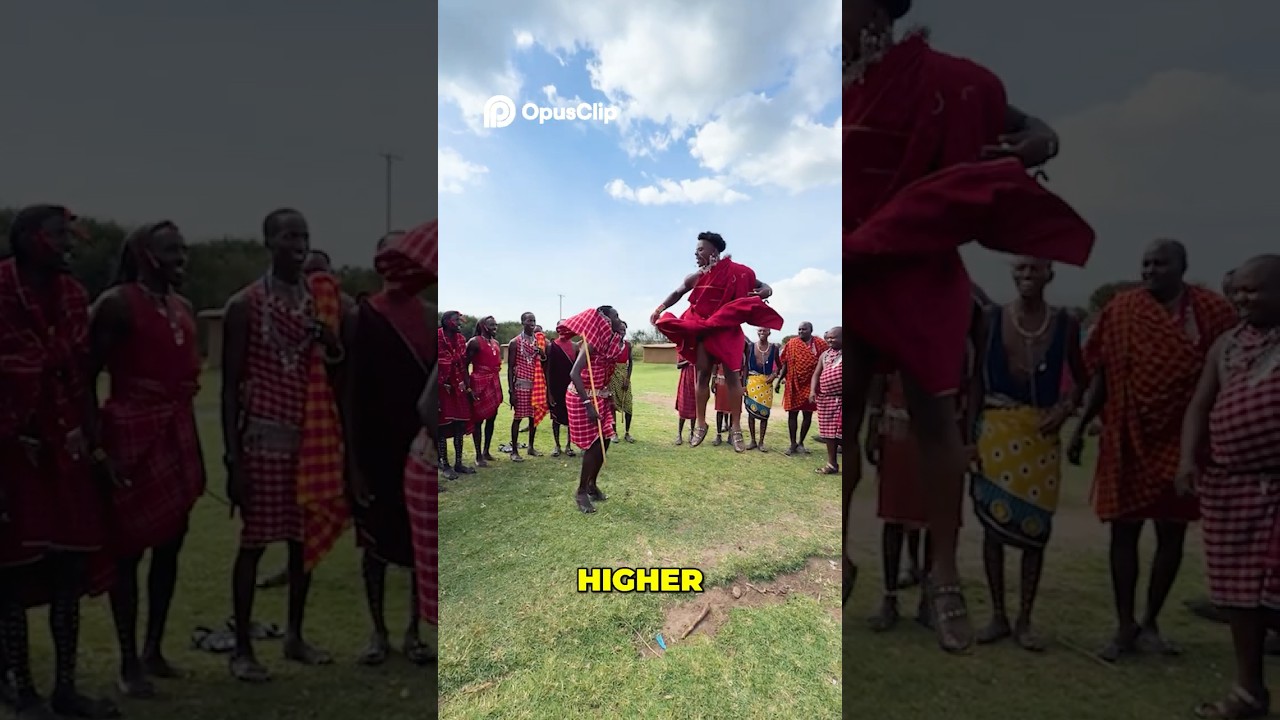 Maasai Jumping Contest 😱 Can YOU Beat Them?! 🇰🇪🔥 