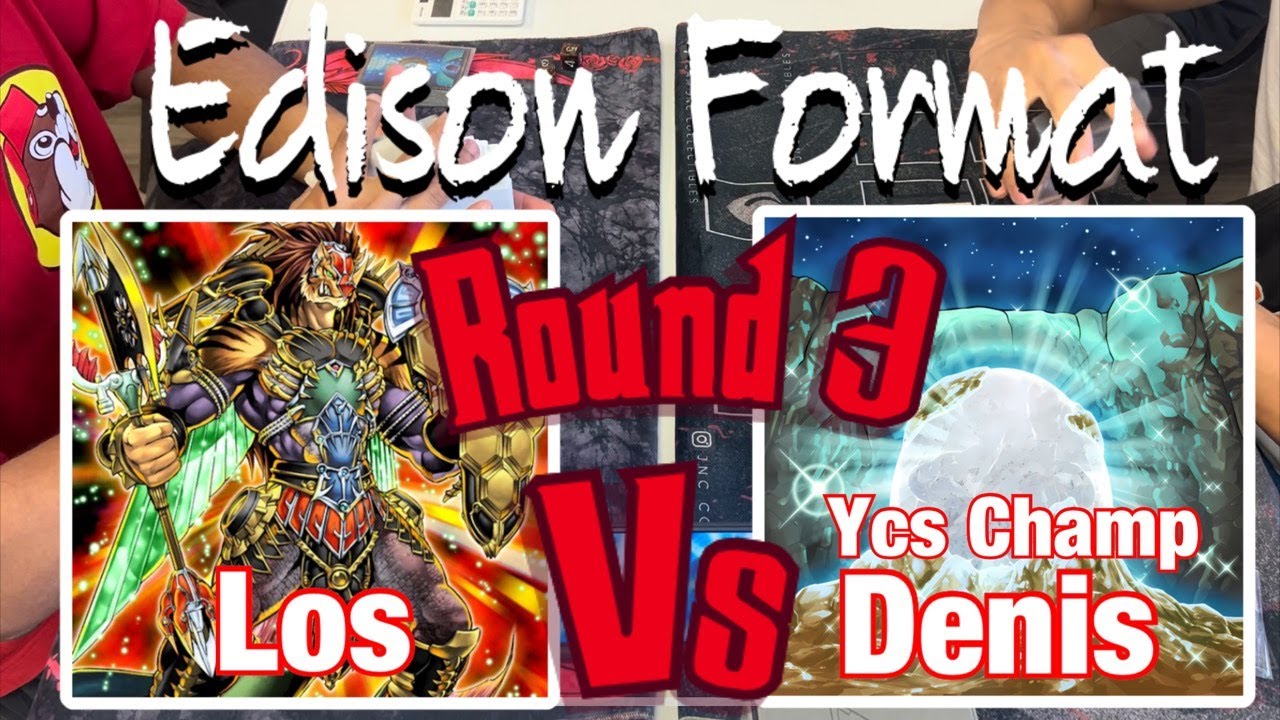 Edison Format Round 3: Gladiator Beasts Vs Dragon Turbo! Ycs Champ Denis Nadas