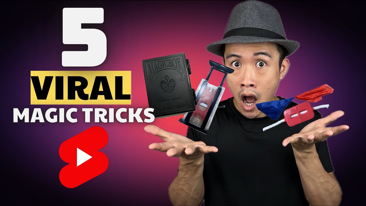5 Viral Magic Tricks You Can Learn and Perform! (With Real Props)