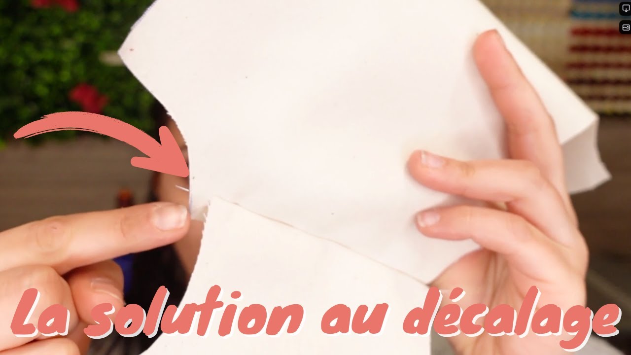 Comment régler le décalage aux coutures d'épaules ?