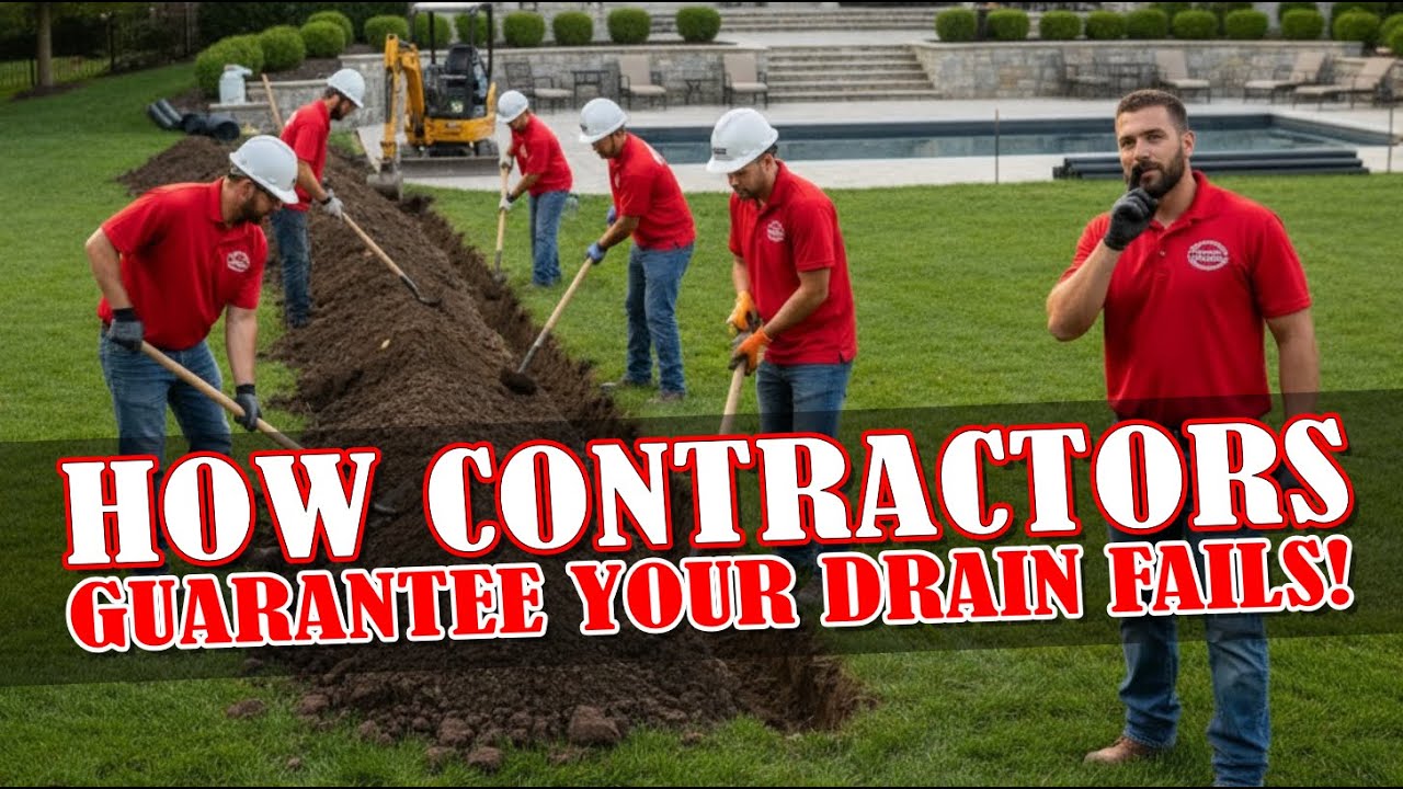 Drainage Contractor French Drain Scams: Don't Become a Victim