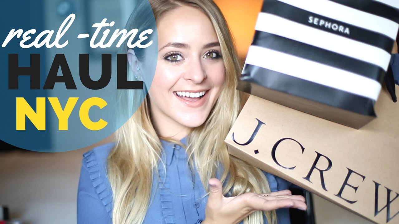 REAL-TIME HAUL NY! Sephora, J.Crew, Forever 21 | Fleur De Force
