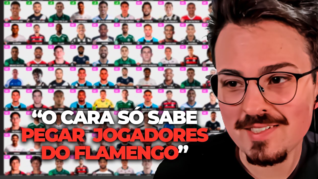 FIZEMOS O DRAFT DO CAMPEONATO BRASILEIRO! QUEM MONTOU O MELHOR TIME? | Cortes do SpiderKong