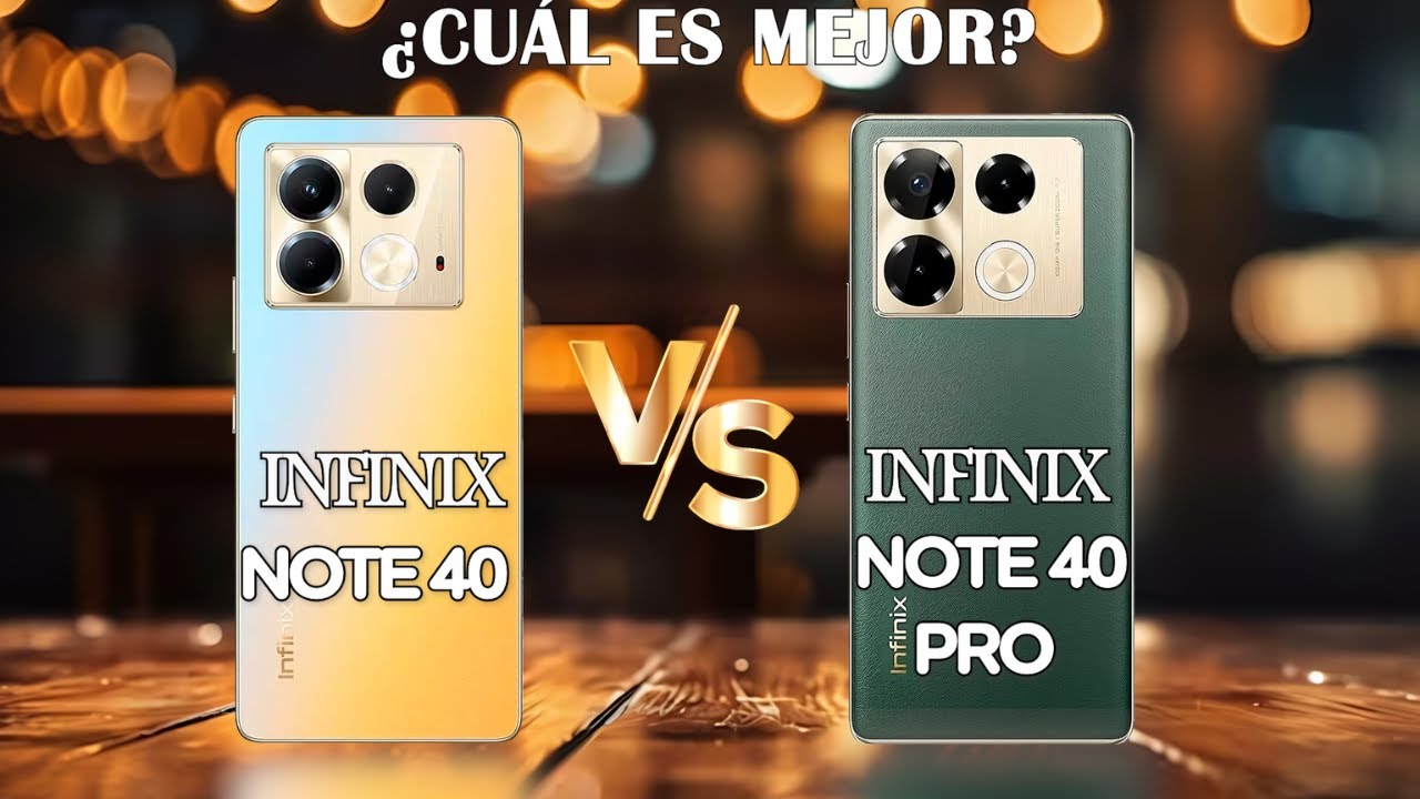 Infinix Note 40 5G vs  Infinix Note 40 Pro 5G