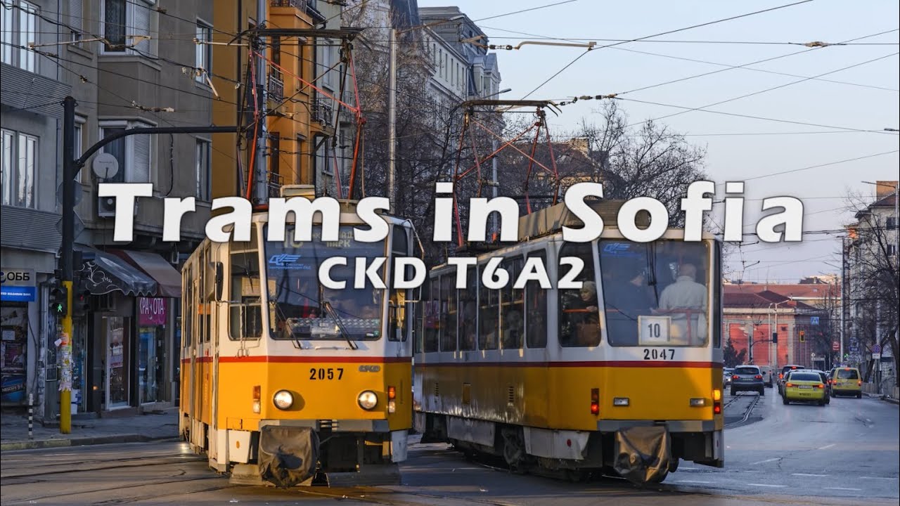 Sofia Trams - Tatra (CKD) T6A2