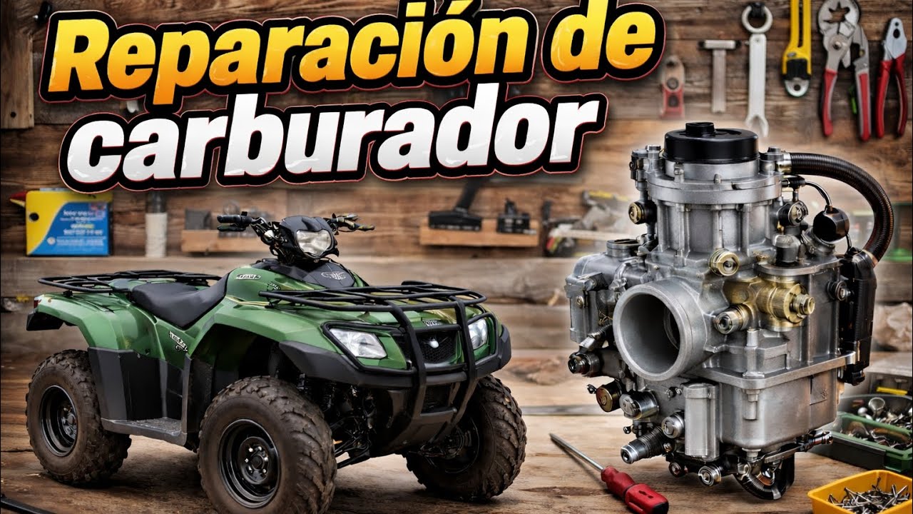 REPARACIÓN DE CARBURADOR DE UNA 2017 HONDA RECON 250