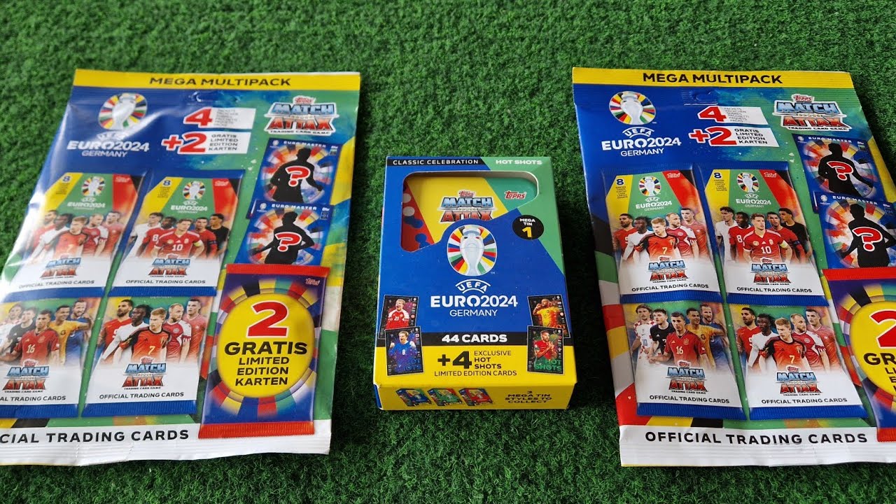 Topps Uefa Euro 2024 Germany!Zakupy w sklepie Müller!Unboxing 2 Multipaków i dużej niebieskiej puchy