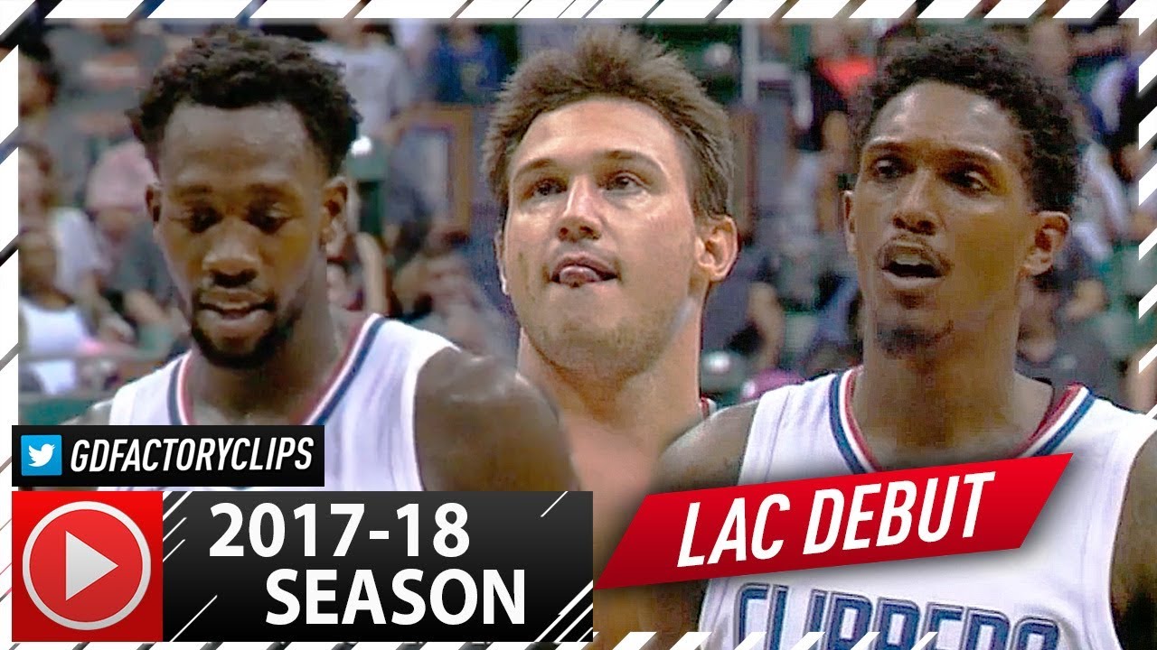 Patrick Beverley, Danilo Gallinari & Lou Williams Clippers Debut Highlights vs Raptors (2017.10.01)