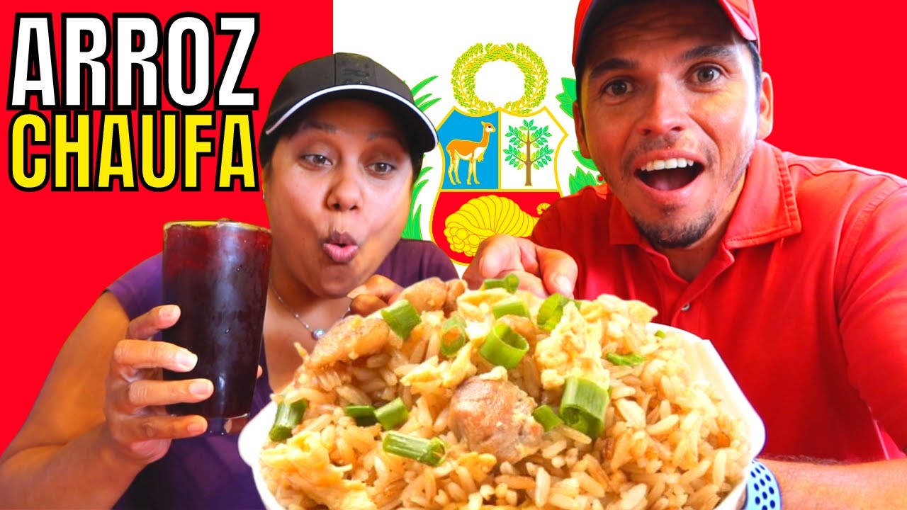 PROBAMOS COMIDA PERUANA - ARROZ CHAUFA POR PRIMERA VEZ | ¿NOS GUSTO?