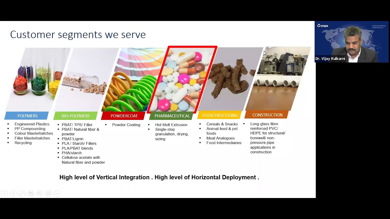 STEER Webinar on: Hot Melt Extrusion (HMES) by Dr. Vijay Kulkarni