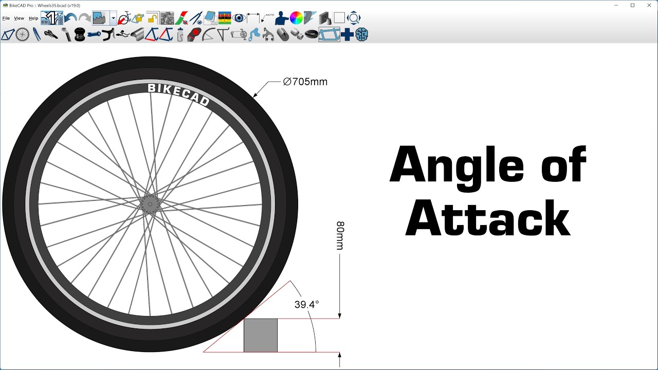 Angle of Attack in BikeCAD Pro