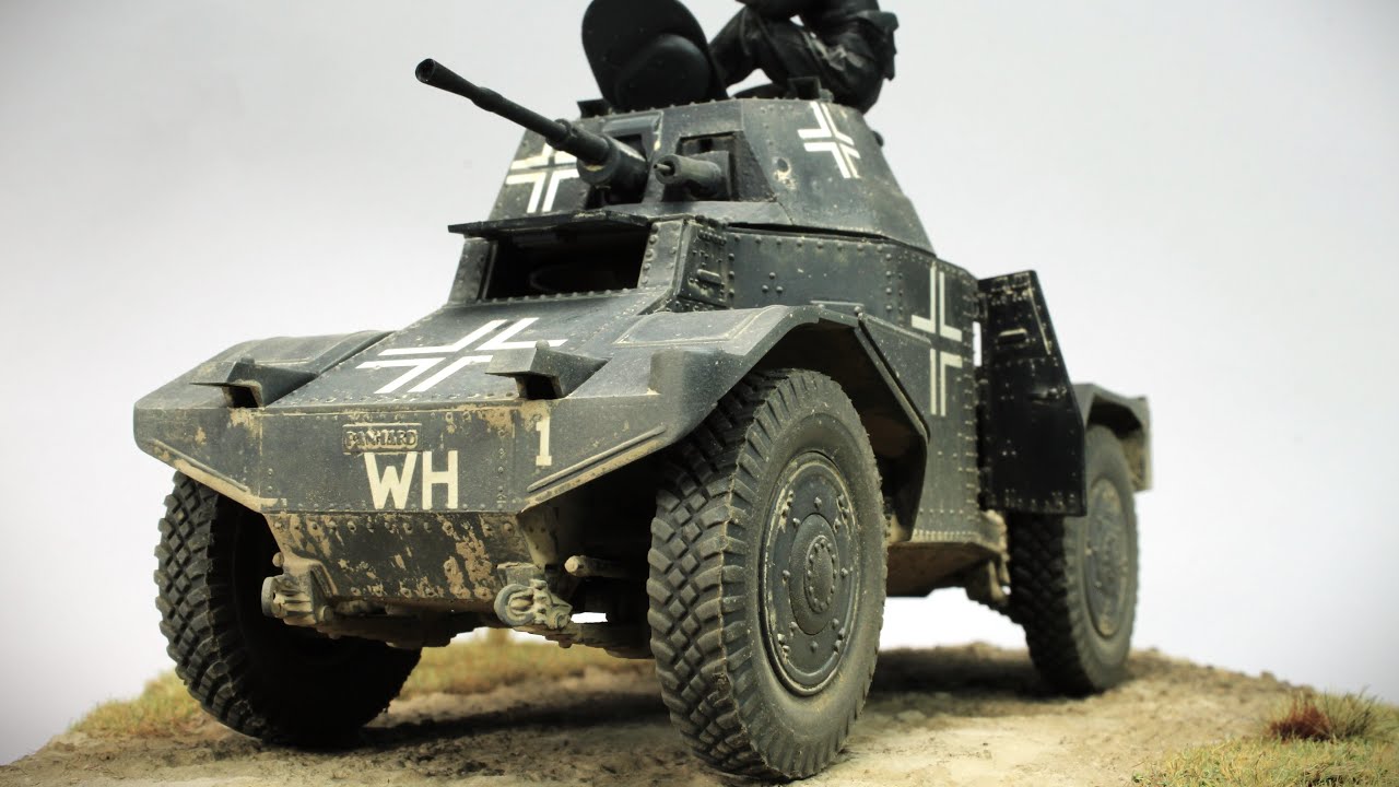One of my Favourites...Panzer Modelling Barbarossa | 1/35 ICM Panhard 178/P-204 French Armoured Car