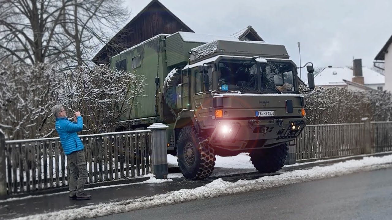 В доли секунды от катастрофы! MAN HX60 Overland Expedition избежал смертельной аварии! Грандиозны...