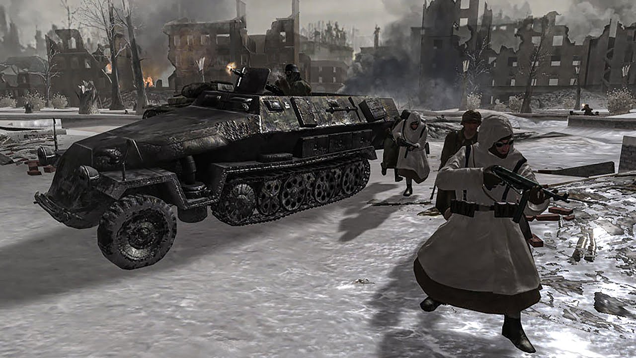 Восточный фронт (Москва/Сталинград) Call of Duty 2 — Часть 1 — 4K