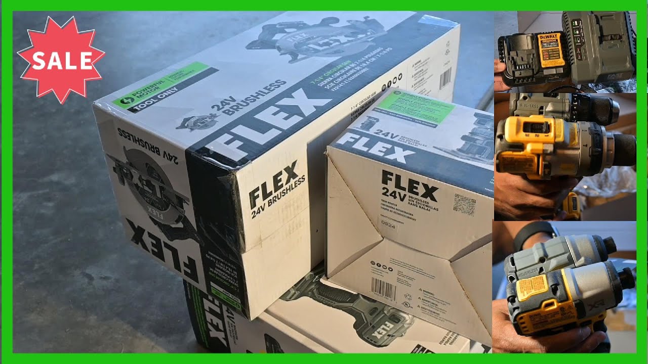 Распаковка моих первых инструментов от бренда FLEX