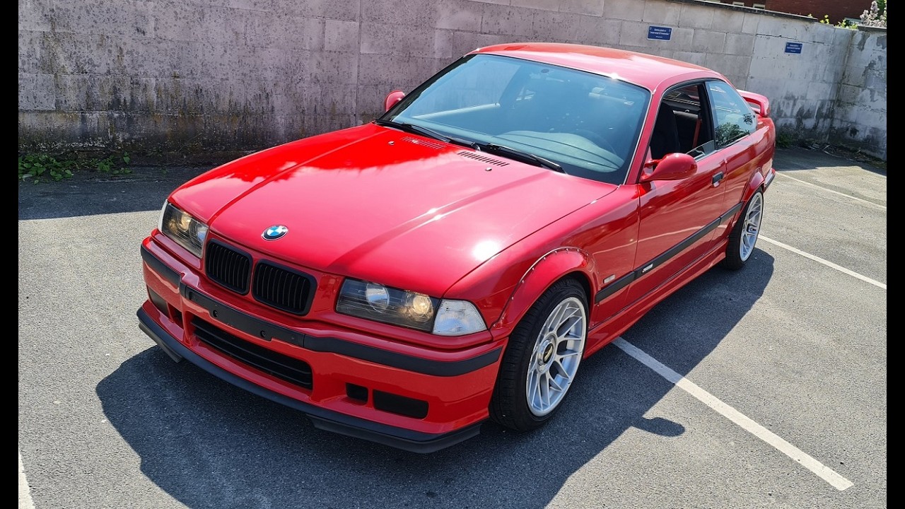 BMW E36 M3 Coupe red