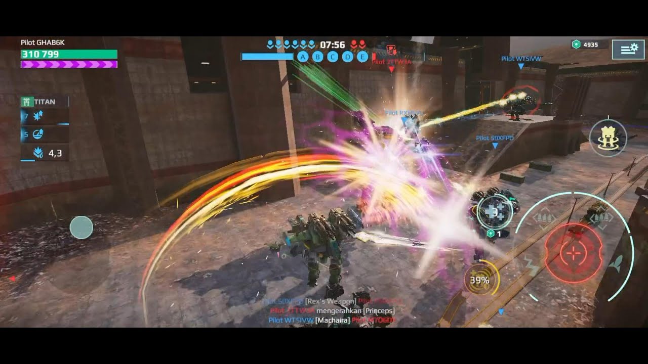 War Robot kekuatan robot legendaris SWORD unit 190