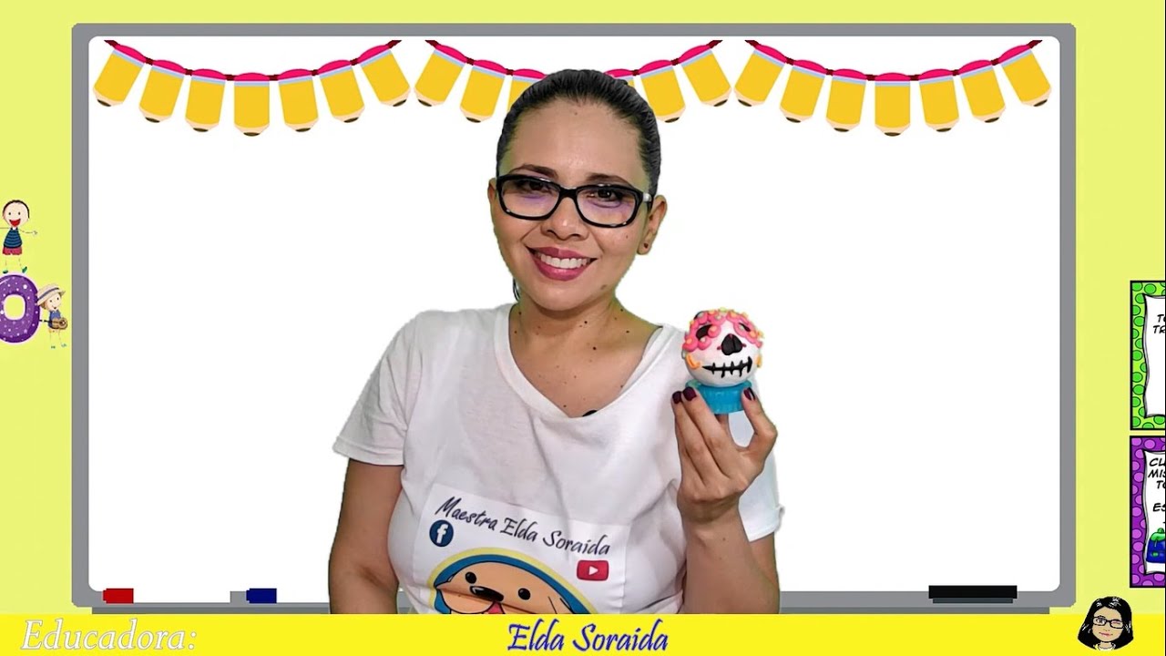 Aprende a elaborar una "Calaverita" con plastilina/Día de muertos.